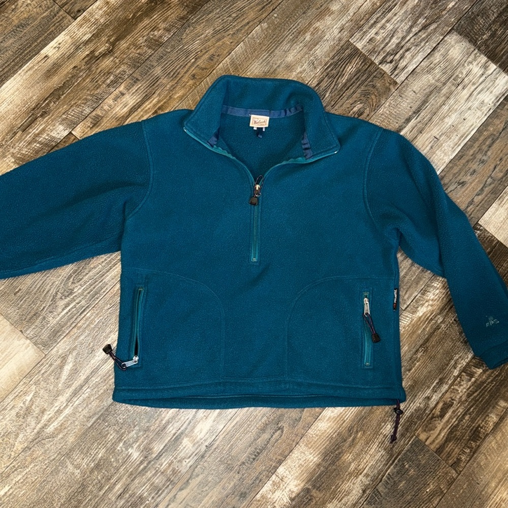 Vintage Woolrich Fleece Quarter Zip Women’s Medium